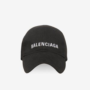 BALENCIAGA CAP IN BLACK/WHITE